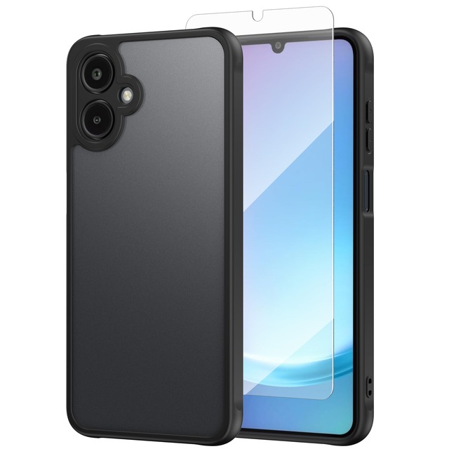 【1+1枚ガラスフイルム】Galaxy A25 5G 用 ケース 耐衝撃 つや消し表面 黄変しにくい 耐久ケース ガラスフィルム1枚付属 ストラップホール ギャラクシーa25用