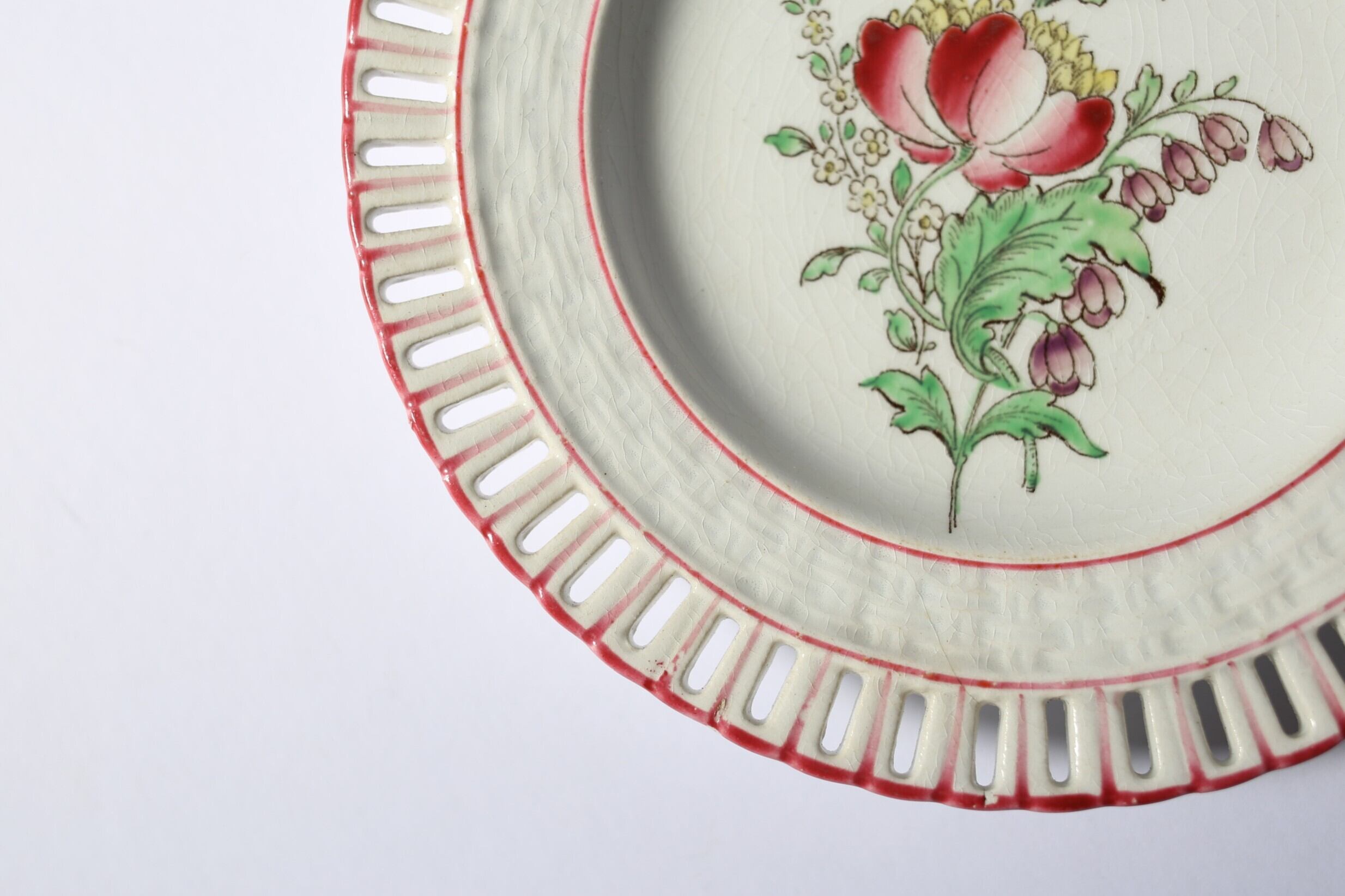 アンティーク リュネビル 小さなパニエ皿 【公式通販】