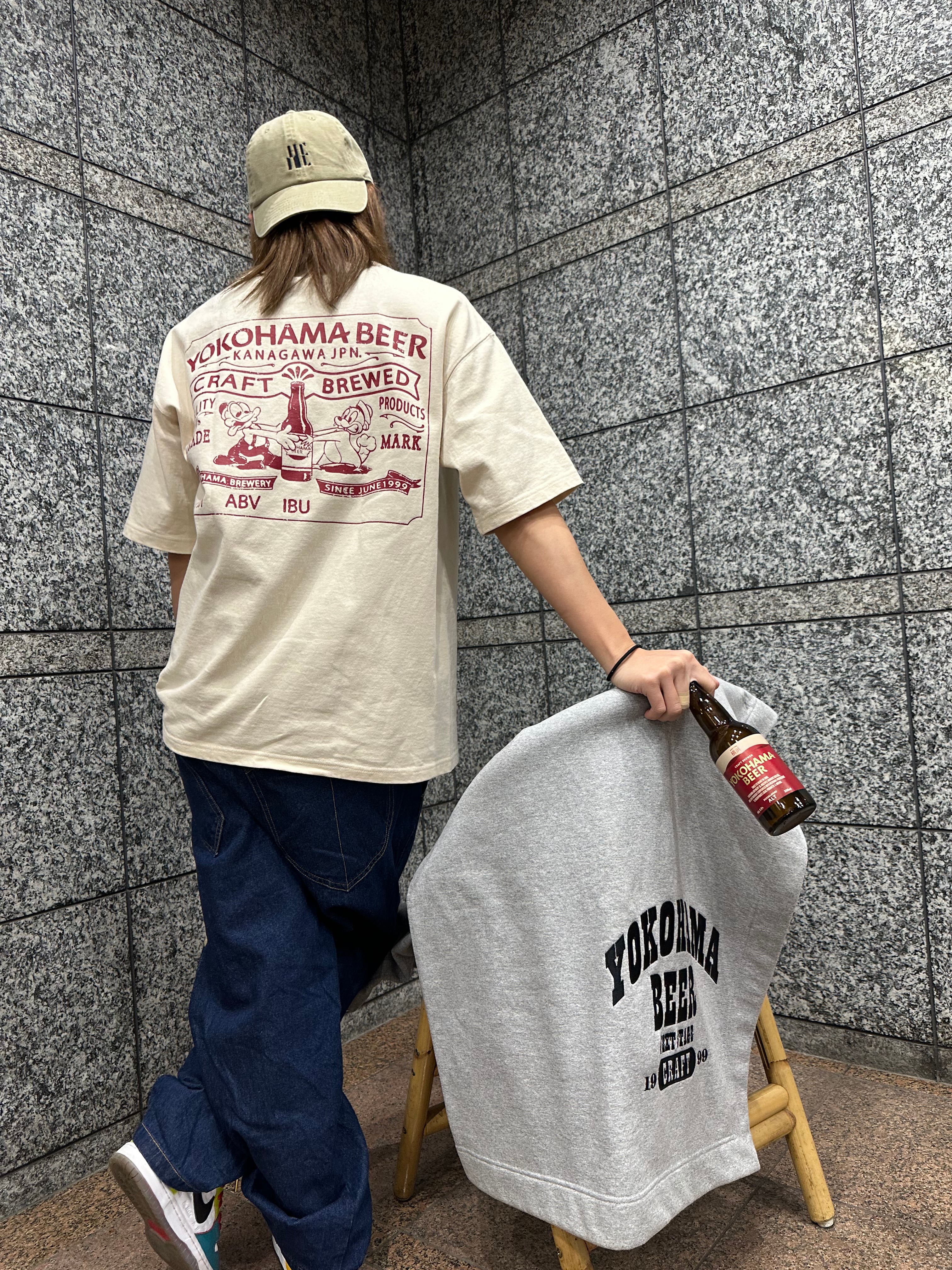 Ybeeeラベル マグナムTeeシャツ【ナチュラル 】