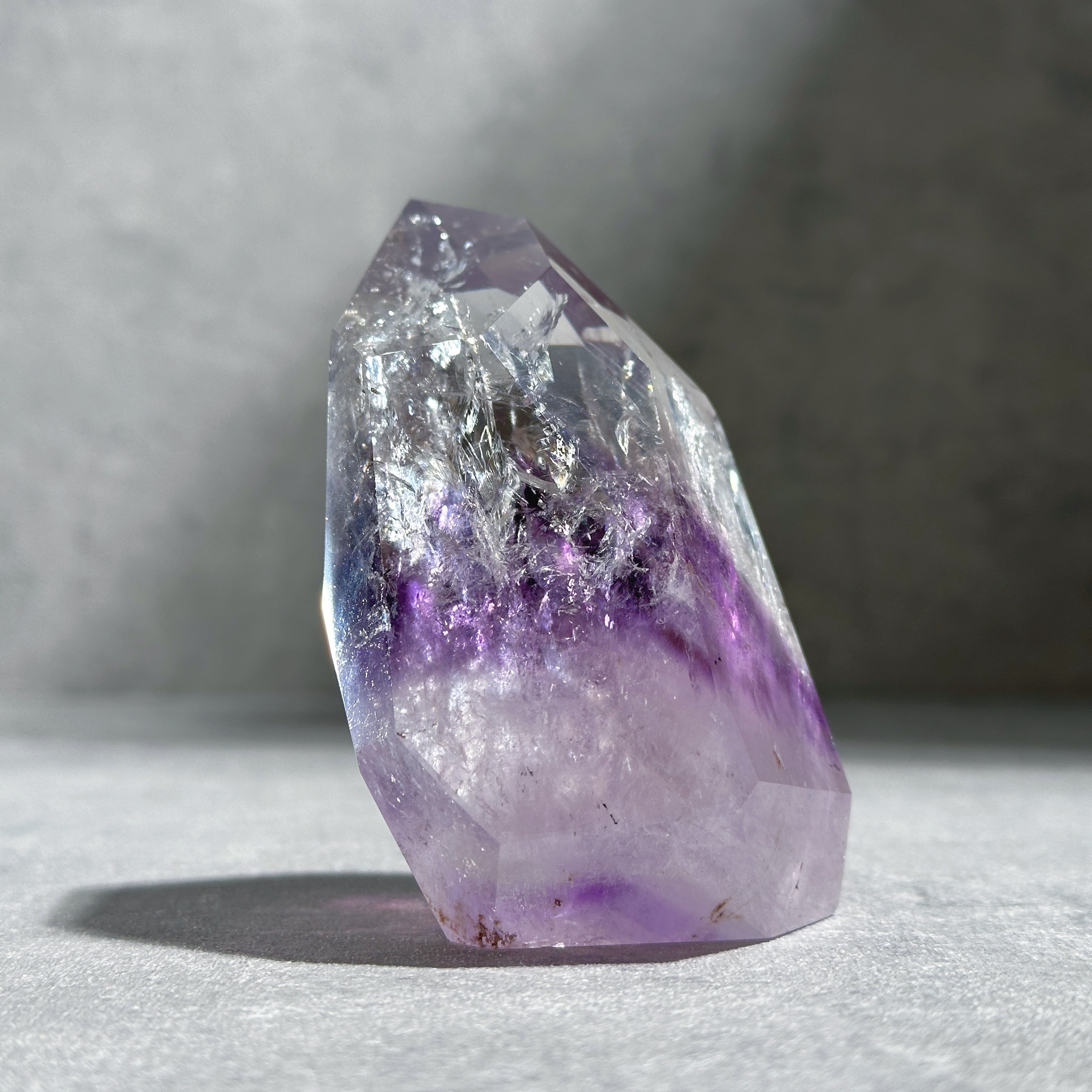 シトリンファントムアメジスト シトリンファントムアメジスト(蛍光ファントム) パウエライト