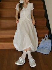 Juliette Eyelet Balloon Skirt F0727