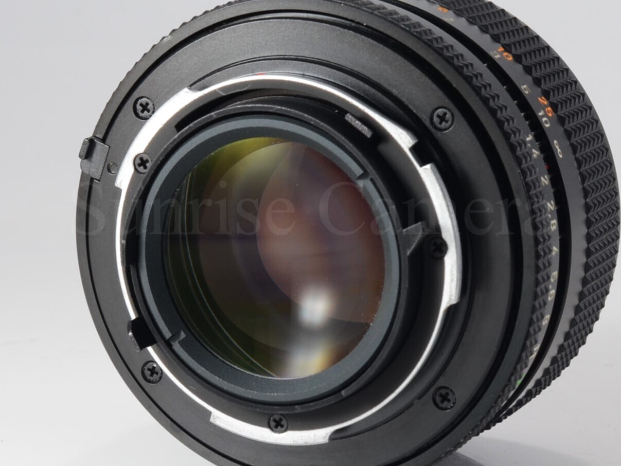 中古】CONTAX Carl Zeiss Planar T* 50mm F1.4 MMJ 純正ラバーフード付