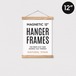 【FOR SMALL PRINTS】HANGER FRAME 12"