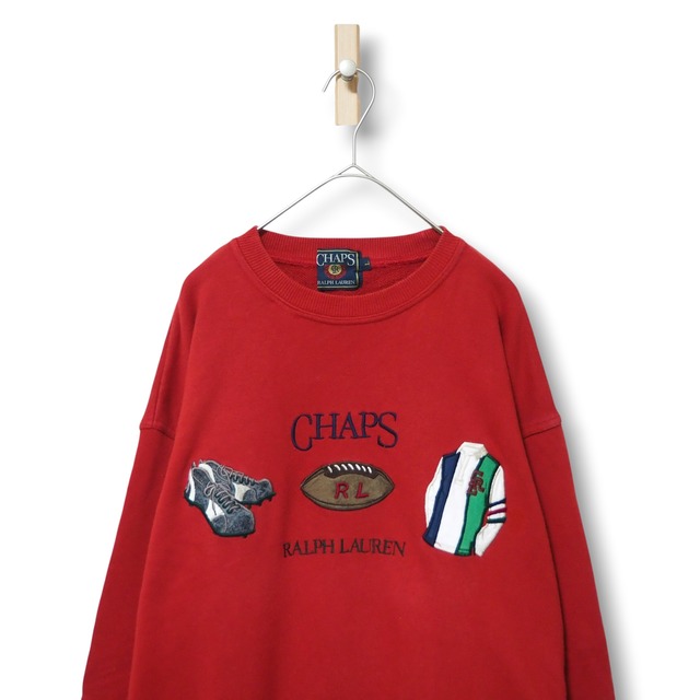 【RALPH LAUREN】デザインスウェット｜80s-90s
