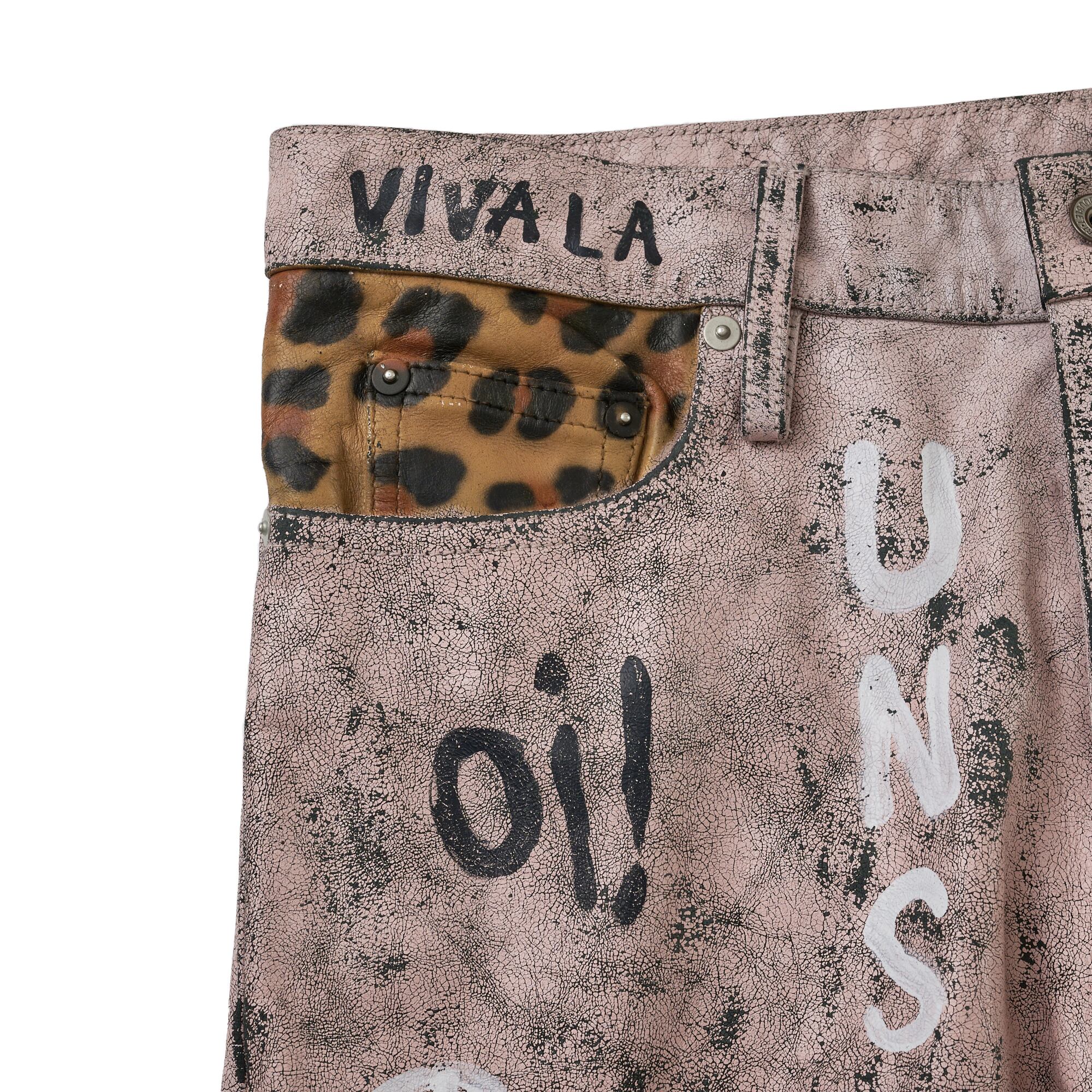 doublet CLACKING LEATHER PANTS サイズM