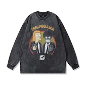 VINTAGE ストリート シンプソン ロングTシャツ T490