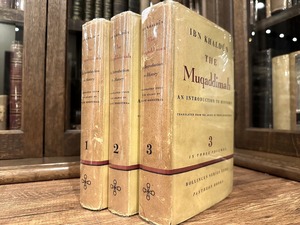【SH008】【FIRST EDITION】THE MUQADDIMAH An Introduction to History TRANSLATED FROM THE ARABIC BY FRANZ ROSENTHAL IN  3 VOLUMES / second-hand books