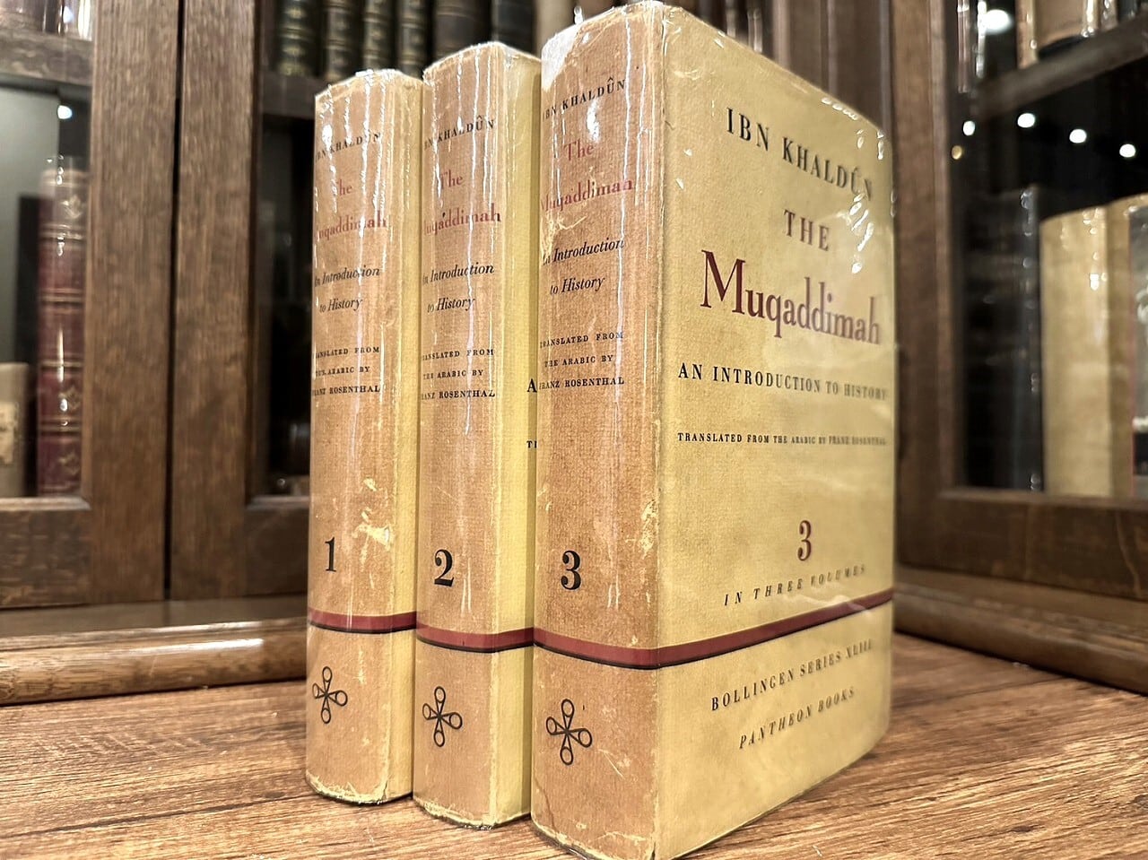 【SH008】【FIRST EDITION】THE MUQADDIMAH An Introduction to History TRANSLATED FROM THE ARABIC BY FRANZ ROSENTHAL IN 3 VOLUMES / second-hand books