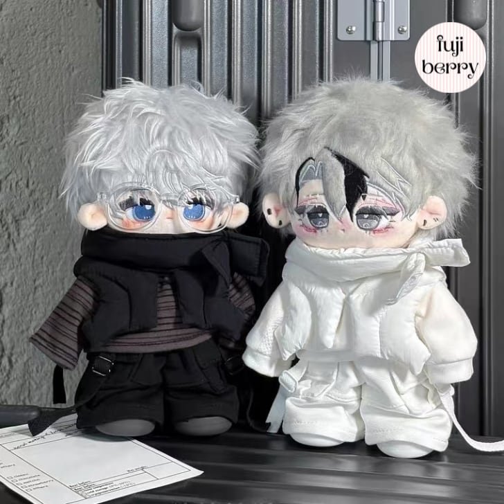 【20cmぬい服】モコモコストリートコーデ 着せ替えぬいぐるみ 棉花娃娃用お洋服|fuji berry