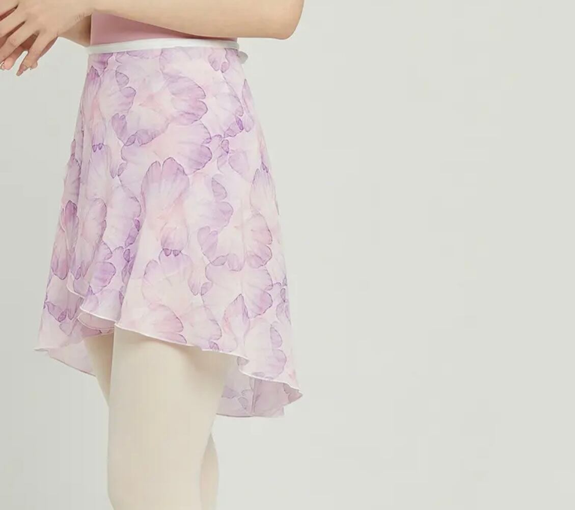 pink purple シアーフラワー バレエスカート | バレエショップ