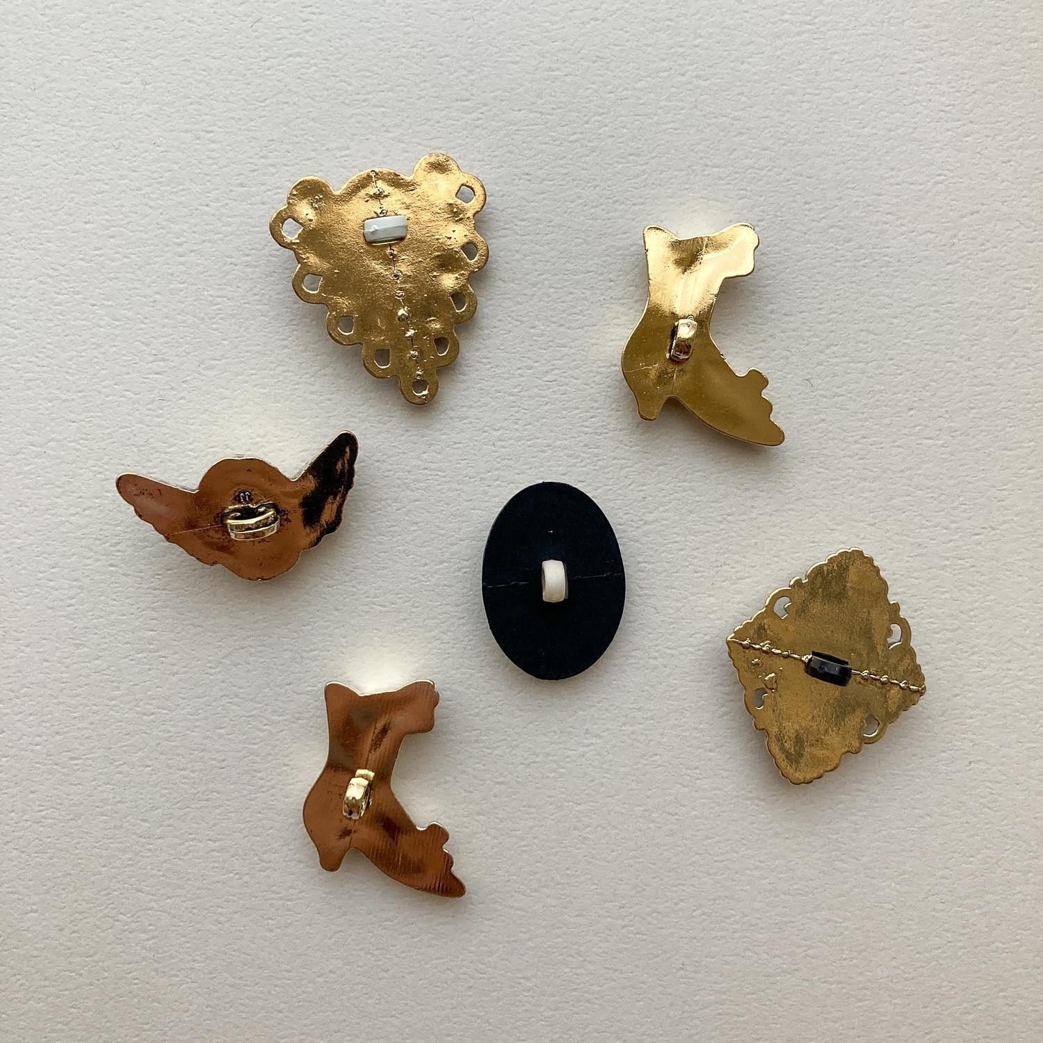 再入荷〉JJボタン カメオとゴールドブーツボタンパック（6p） | Dua