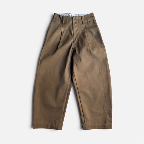 ASEEDONCLOUD アシードンクラウド HW wide trousers ハンドベーカー ワイドトラウザーズ　Denim / Khaki ♯262505