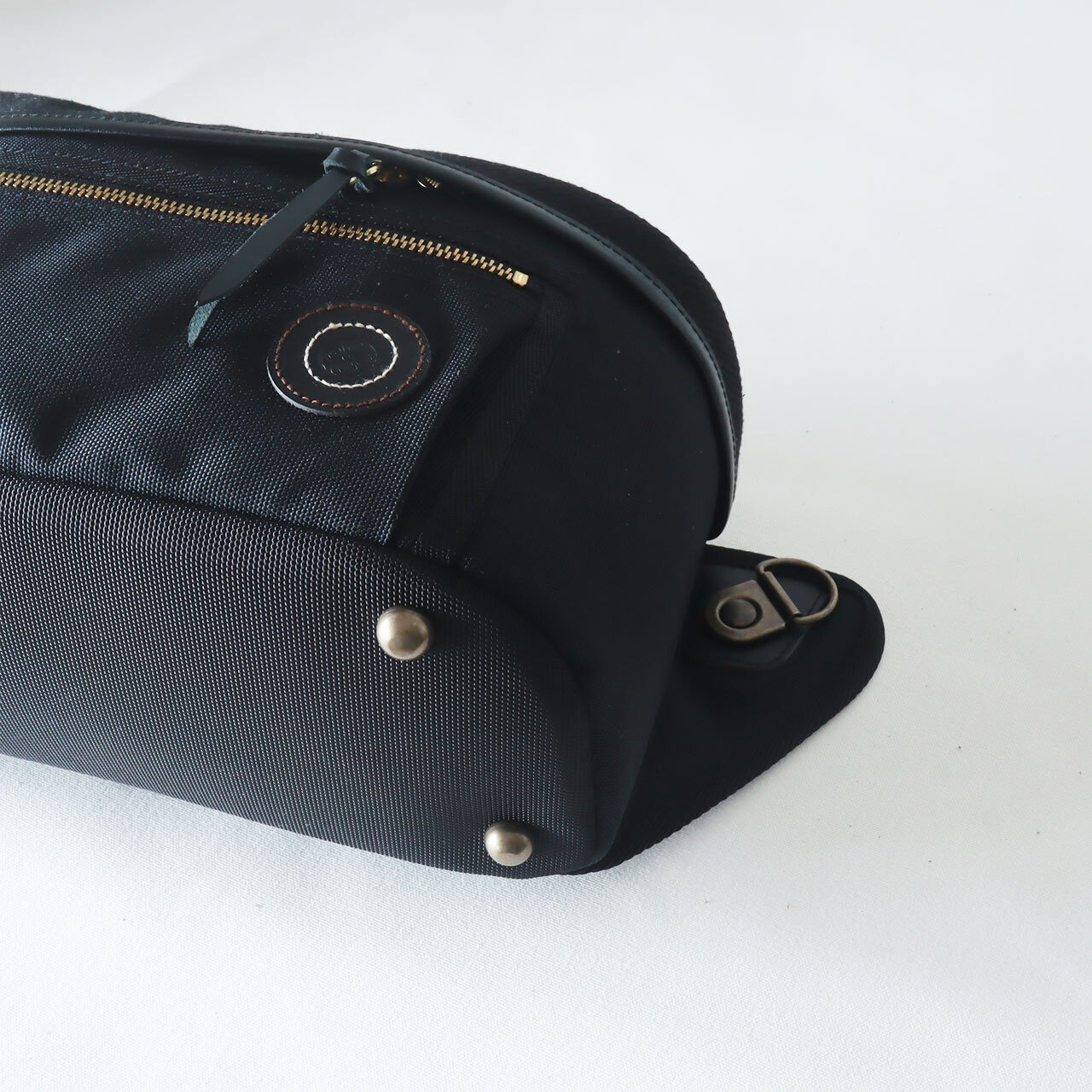 カメラバッグ：araragi camera bag - Hemp cotton top (ブラック)
