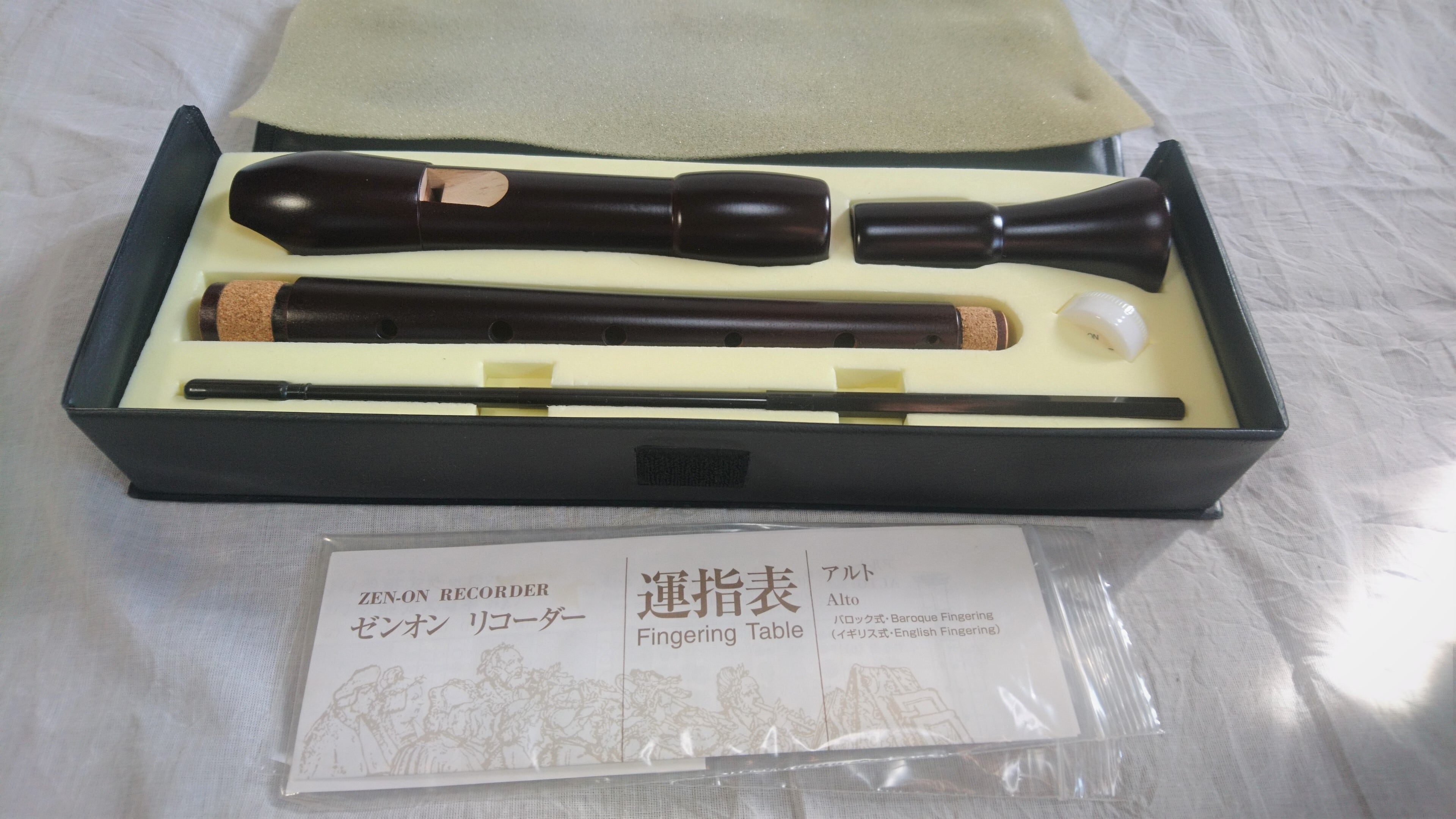 中古］木製アルトリコーダー ゼンオン② ほぼ新品 | おもちゃ楽器.com