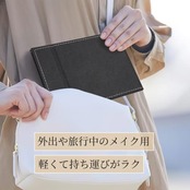 OWLKELA 卓上鏡 コンパクトミラー 折りたたみ手鏡 Sサイズスタンドミラー レザーカバー＆割れにくい&おしゃれ 16*12cm ブラックかがみ