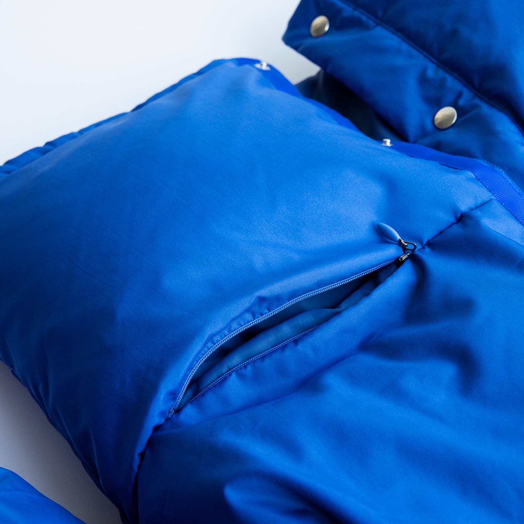 Diana down puffer jacket SEA BLUE | notlonely