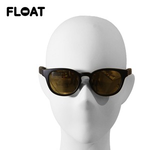 FLOAT   "RIGEL" MAT BLACK   GOLD MIRROR LENS