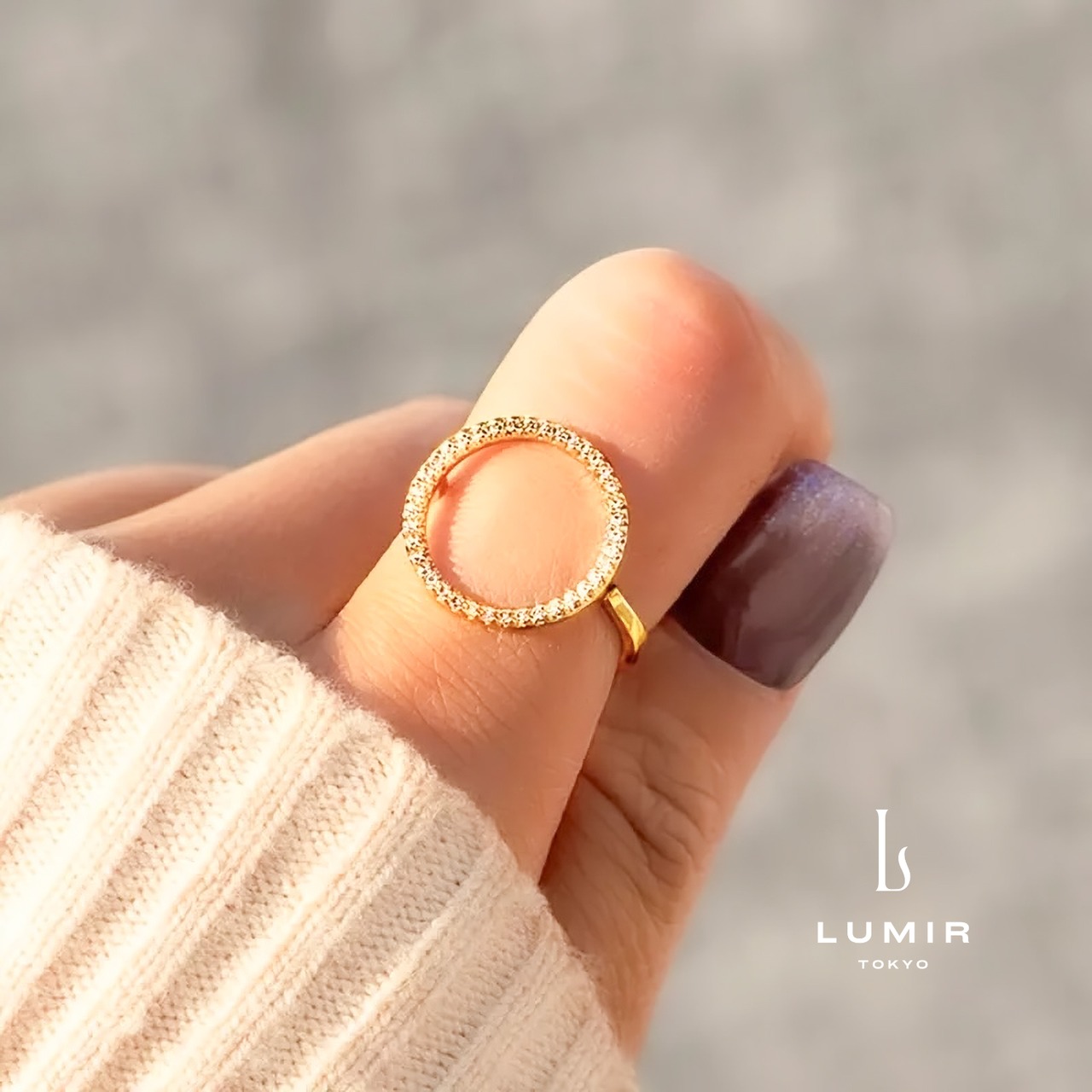 【数量限定アイテム】ラウンドブリリアントリング