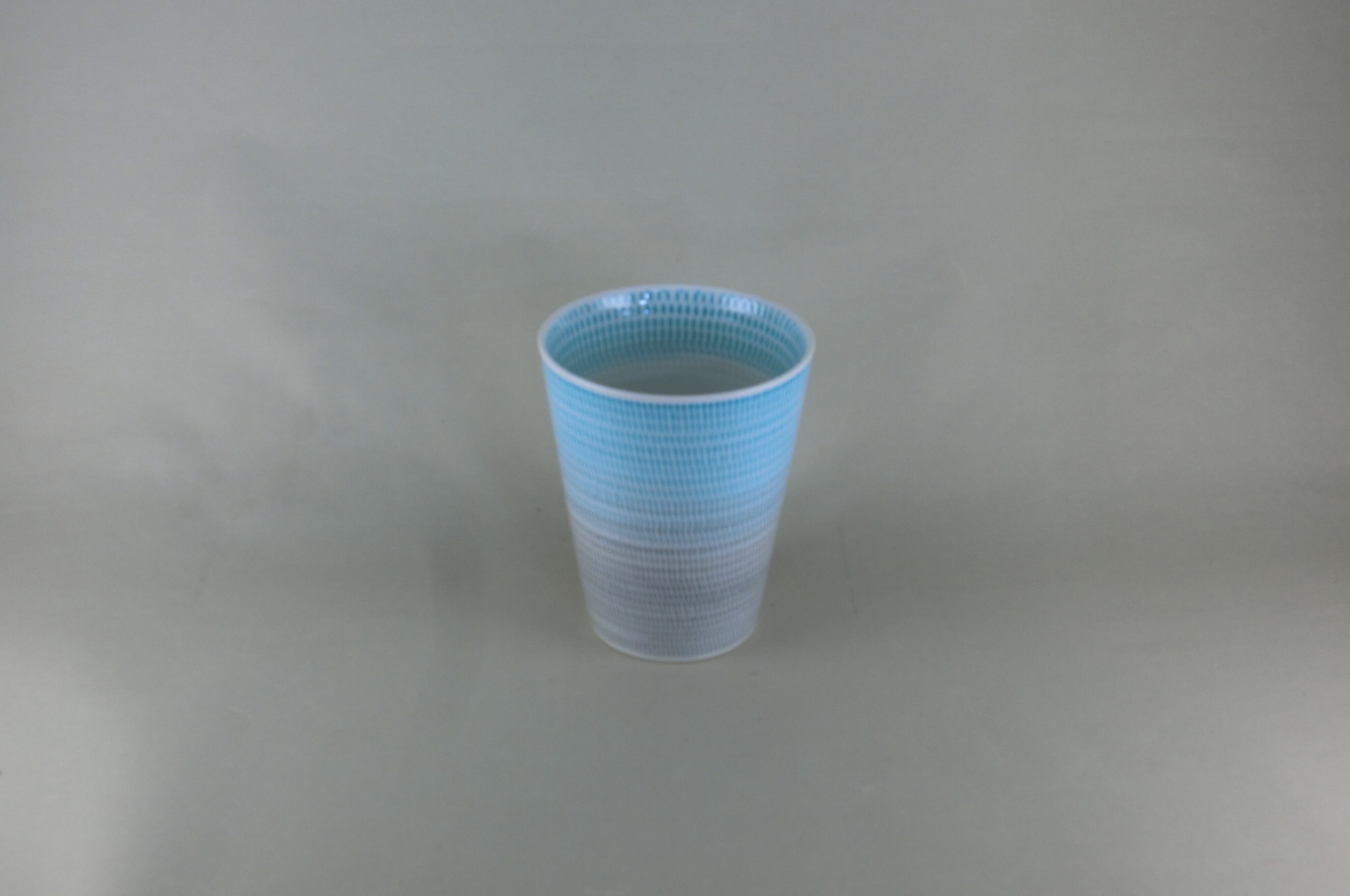 レインボーフリーカップ（トルコブルー）一真陶苑