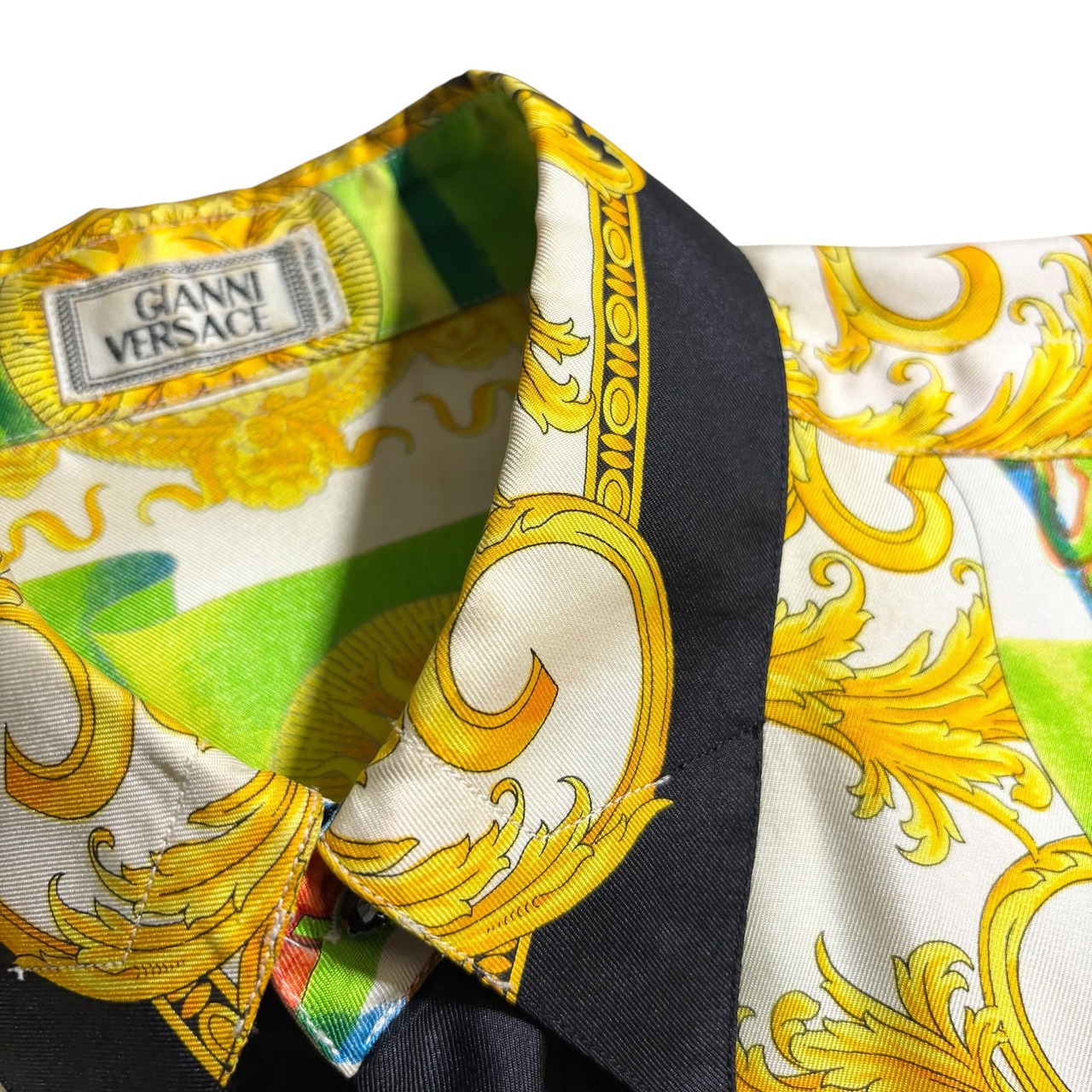 vintage GIANNI VERSACE silk shirt