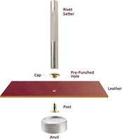 TAORAYO レザークラフト カシメセット カシメ かしめ カシメ金具 セットカシメ打ち具セット レザークラフト用打ち具キット 3サイズ 4種色（ゴールド・シルバー・古銅色・ガンメタル） リベット パーツ パンチングペンチ 丸形 レザークラフト スタッズ 底鋲 打ち具セット スタッ 丸形6mm 8mm 12mm 穴あけ 打ち具 打ち台 靴 リベット パーツ DIY ジーンズ アクセサリー 布革細工 服装 帽子 カバン、靴、ジーンズ、アクセサリー 革 道具 両面 工具 収納ケース付き(124Pcs /12