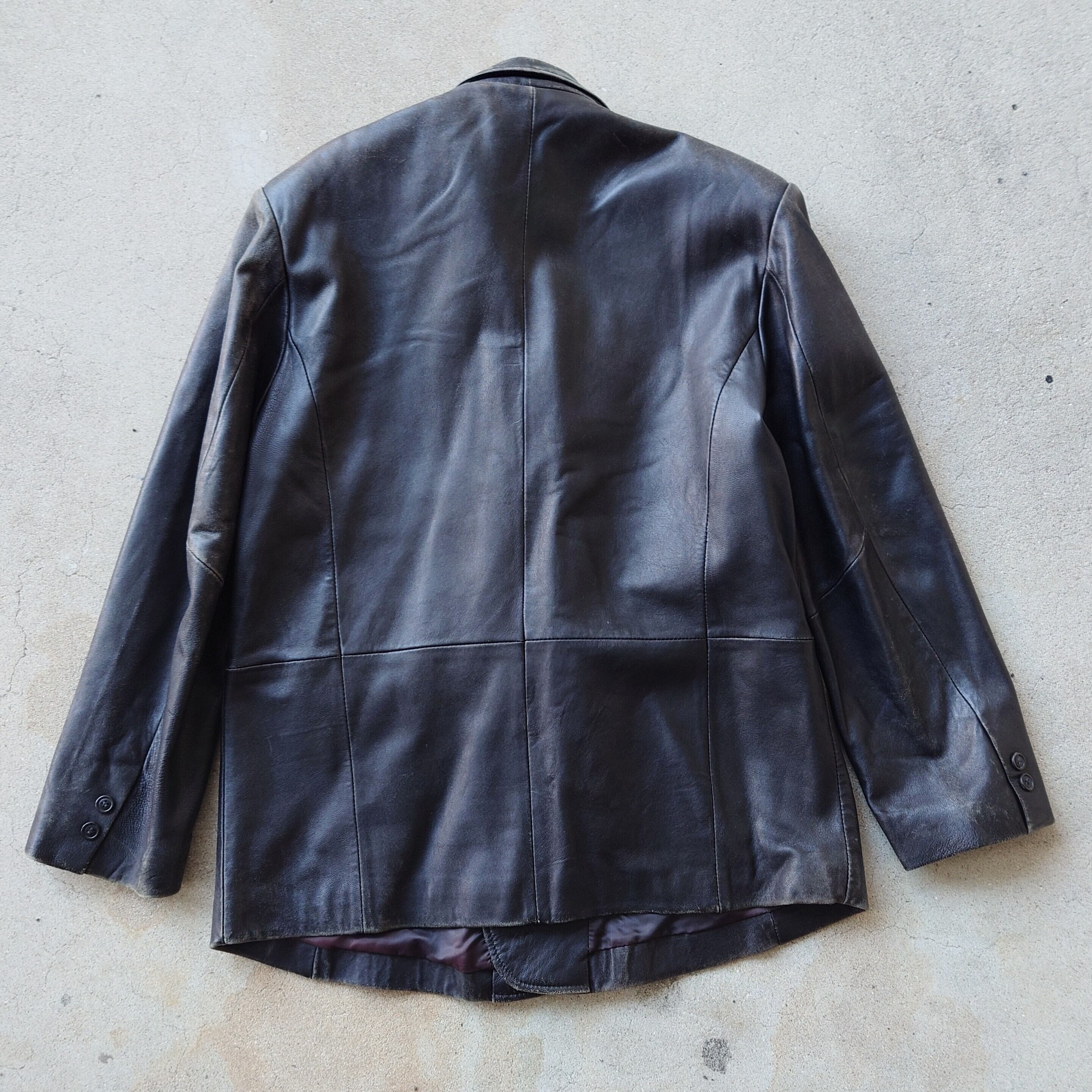 S*m様 90s vtgA.P.C. lamb leather tailored（Jual Sepatu Kulit 