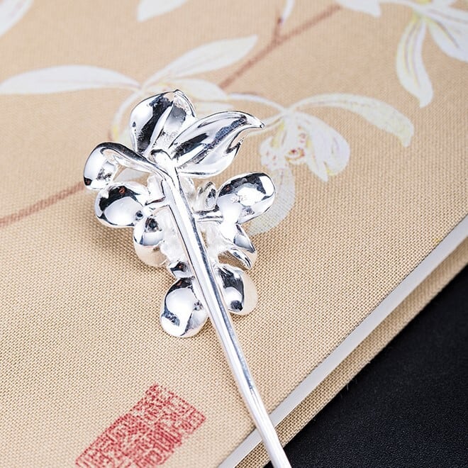 受注制作＞ハクモクレンのかんざし 白木蓮 ご褒美 プレゼント K041  