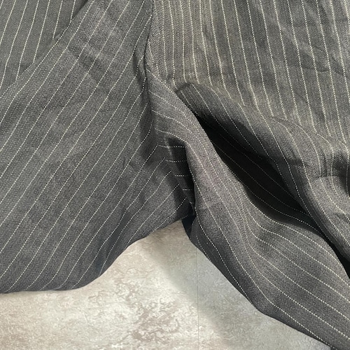 90s Armani COLLEZIONI black pants 詳細写真14