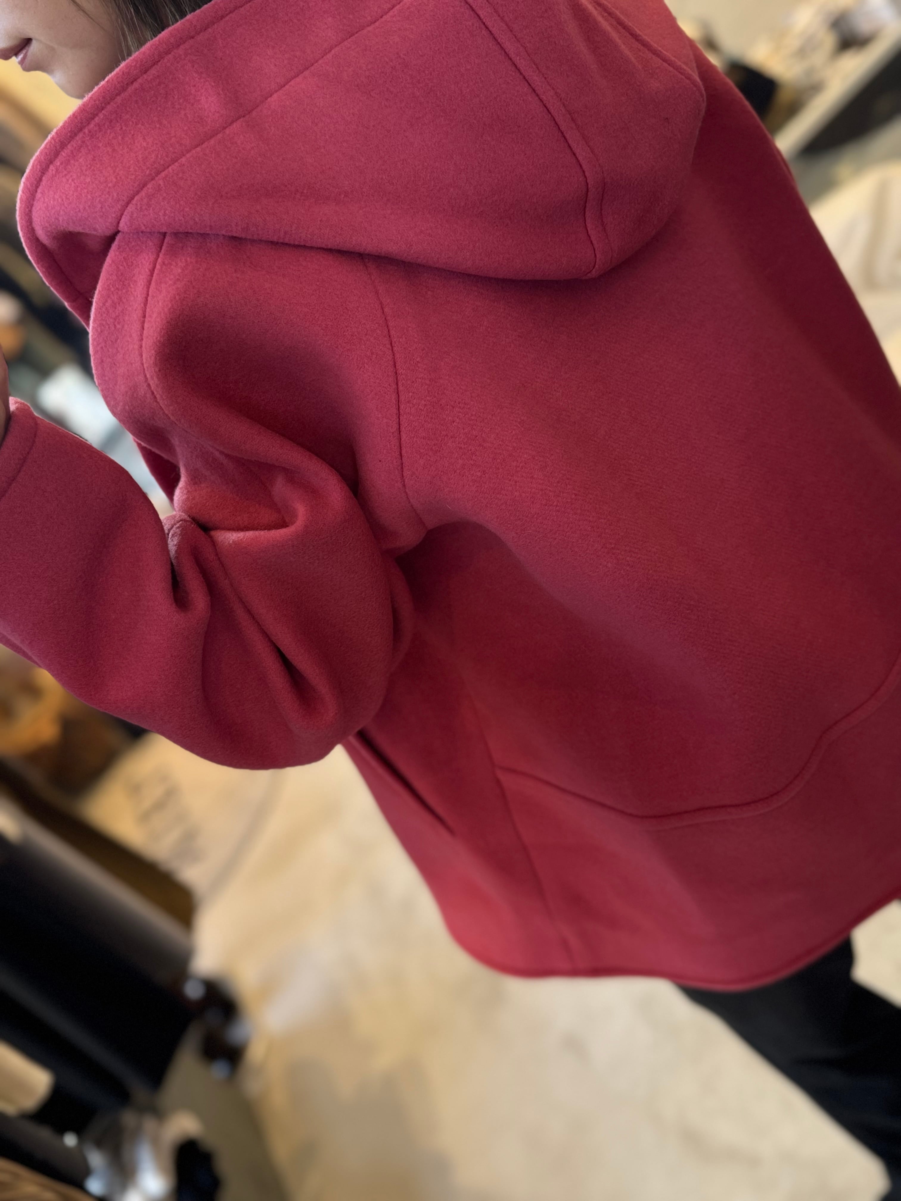 【LEMELANGE】フード付きウールコート　8553903