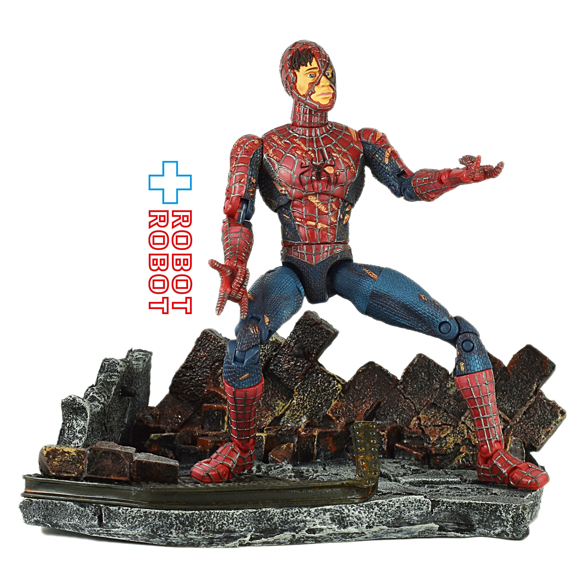 トイビズ スパイダーマン サムライミ版 ダメージVer. アクション トイビズ スパイダーマン サムライミ版 ダメージVer. アクション