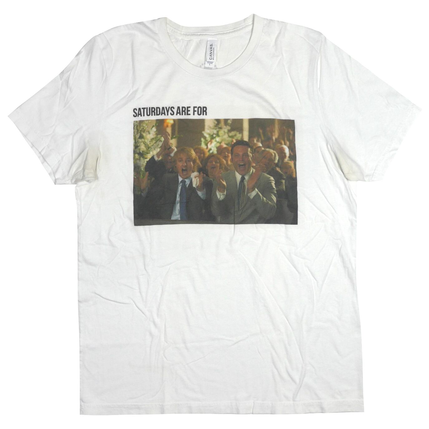 USED【L】Movie Wedding Crashers Photo Tee / CANVAS