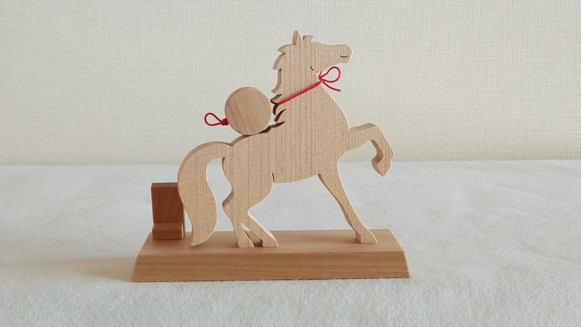 2026年「午」 干支飾り 干支置物 招福 馬 木製オブジェ 青森ひば