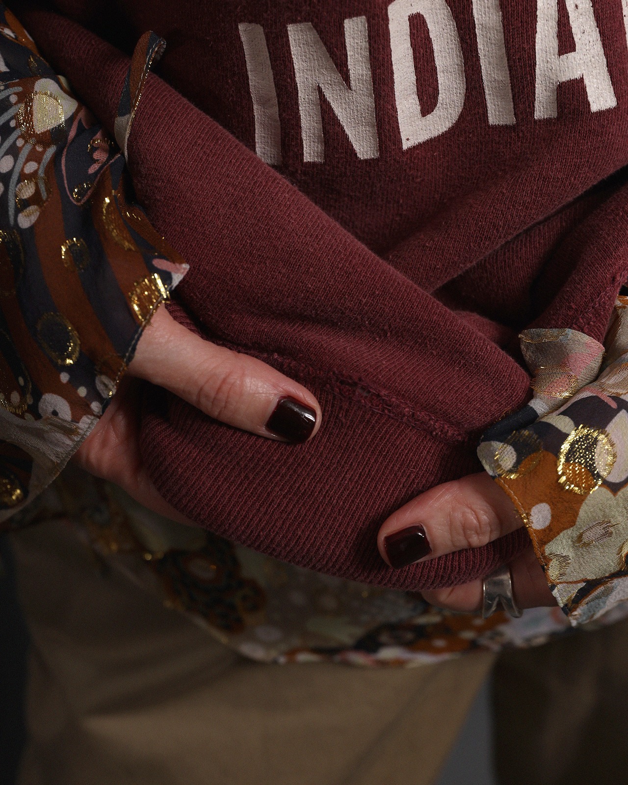 1960-70's North Hills Indians / Short Sleeve Sweat Shirt