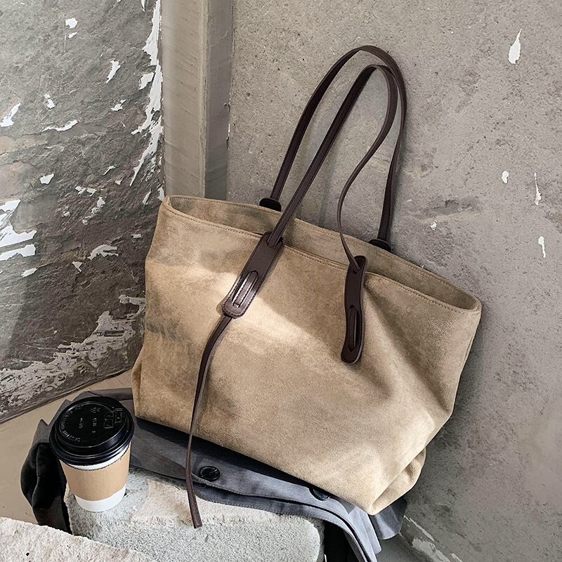 オータムウィンターショルダーバッグ 秋物 冬物 トートバッグ 手作りハンドバック19565008310