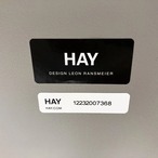 HAY REVOLVER TABLE GRAY カウンターテーブル・ハイテーブル グレー フック付き 傷や汚れあり【開封済み 未使用品】【中古】【250サイズ】