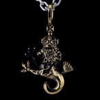 クラウン シーライオン ペンダントトップ オールブラス