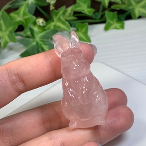 25.可愛いうさぎさん・ローズクォーツ