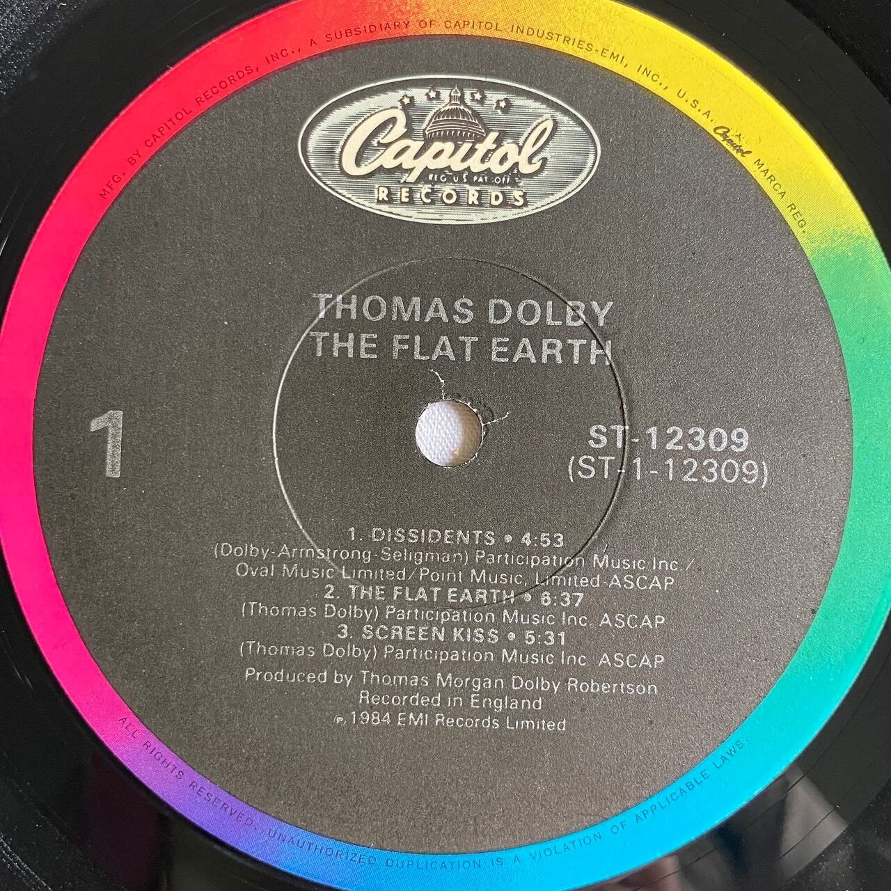 LP】Thomas Dolby – The Flat Earth | マメシバレコード mameshiba records