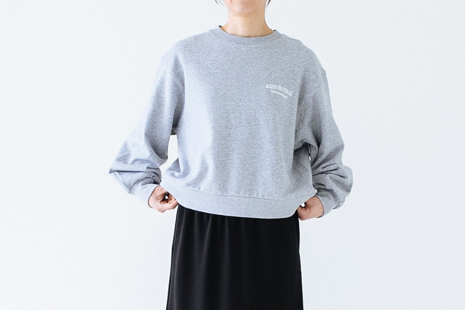 le vent souffIe スエット トレーナー SALE スウェット le vent souffle ルヴァンスフル 裏微起毛クルー