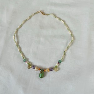 Mermaid stone necklace #3