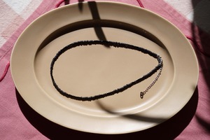 I＝Brand.｜ブラックスピネルチョーカーネックレス｜