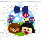 【まゆのぬいぬいタイム】こどもの日フエルトマスコットリース/リース