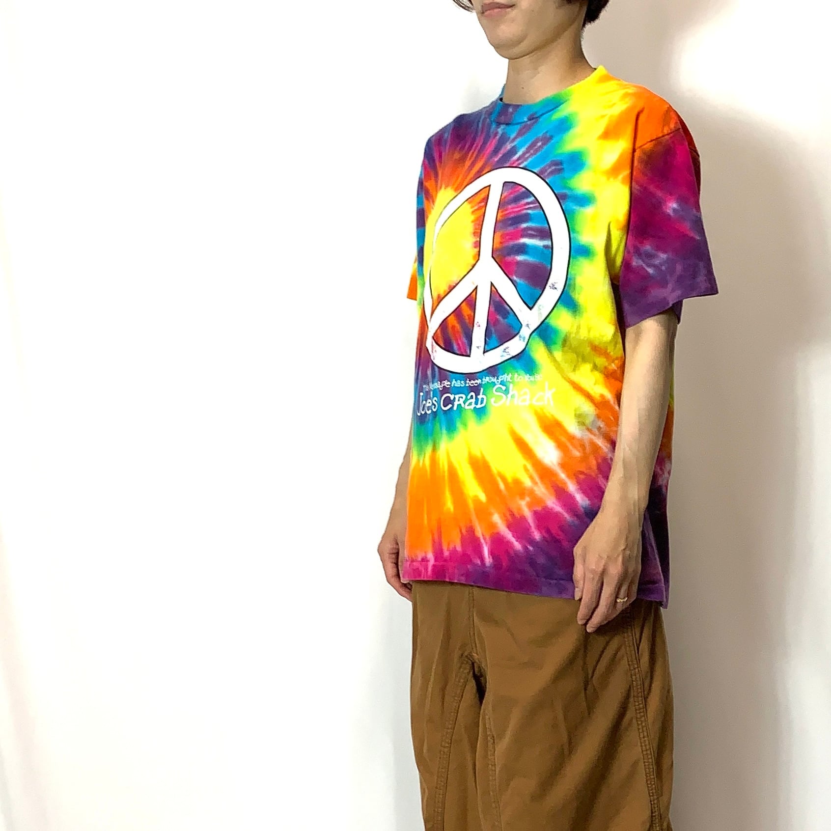 90's Vintage Tshirts PEACE printed