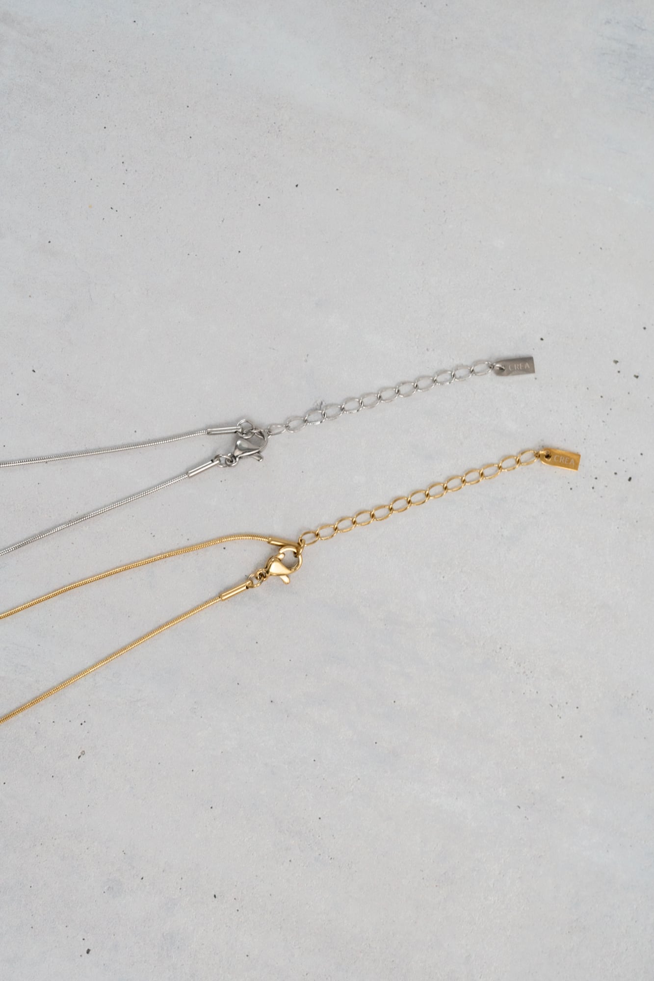 drop heart necklace | 金属アレルギー対応のアクセサリー crea.jewelry