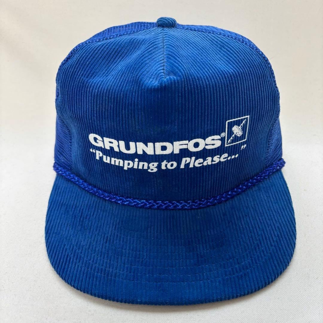 デッドストック 80s コーデュロイ キャップ ビンテージ ブルー 帽子 古着 デッドストック 80s コーデュロイ キャップ ビンテージ ブルー 帽子