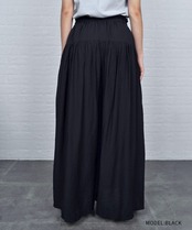 【直営限定ITEM】エアリースイッチングワイドパンツ (BLACK)　CQ-49006H