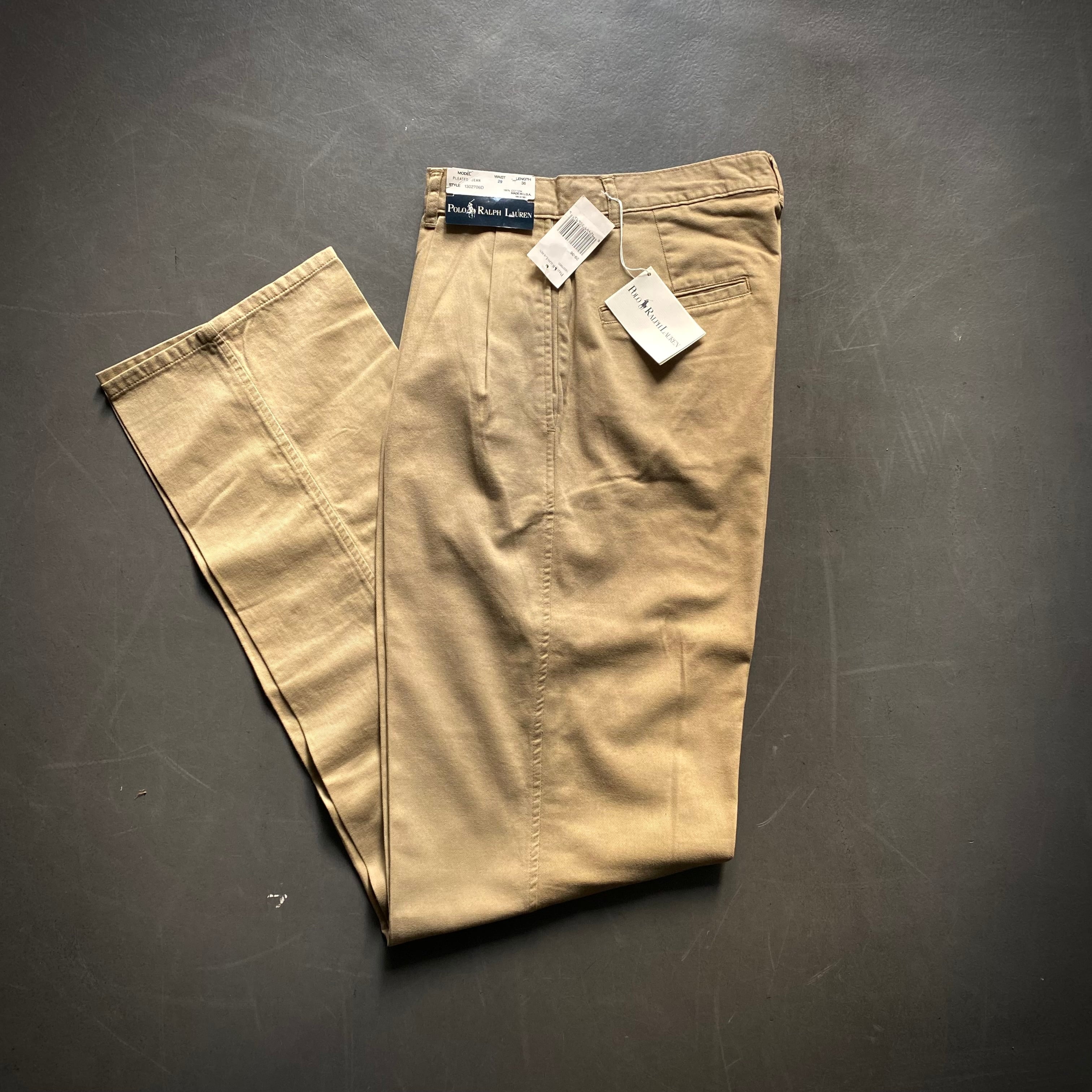 RALPH LAUREN / 「PLEATED JEAN 」 chino pants 29inch | cravittra