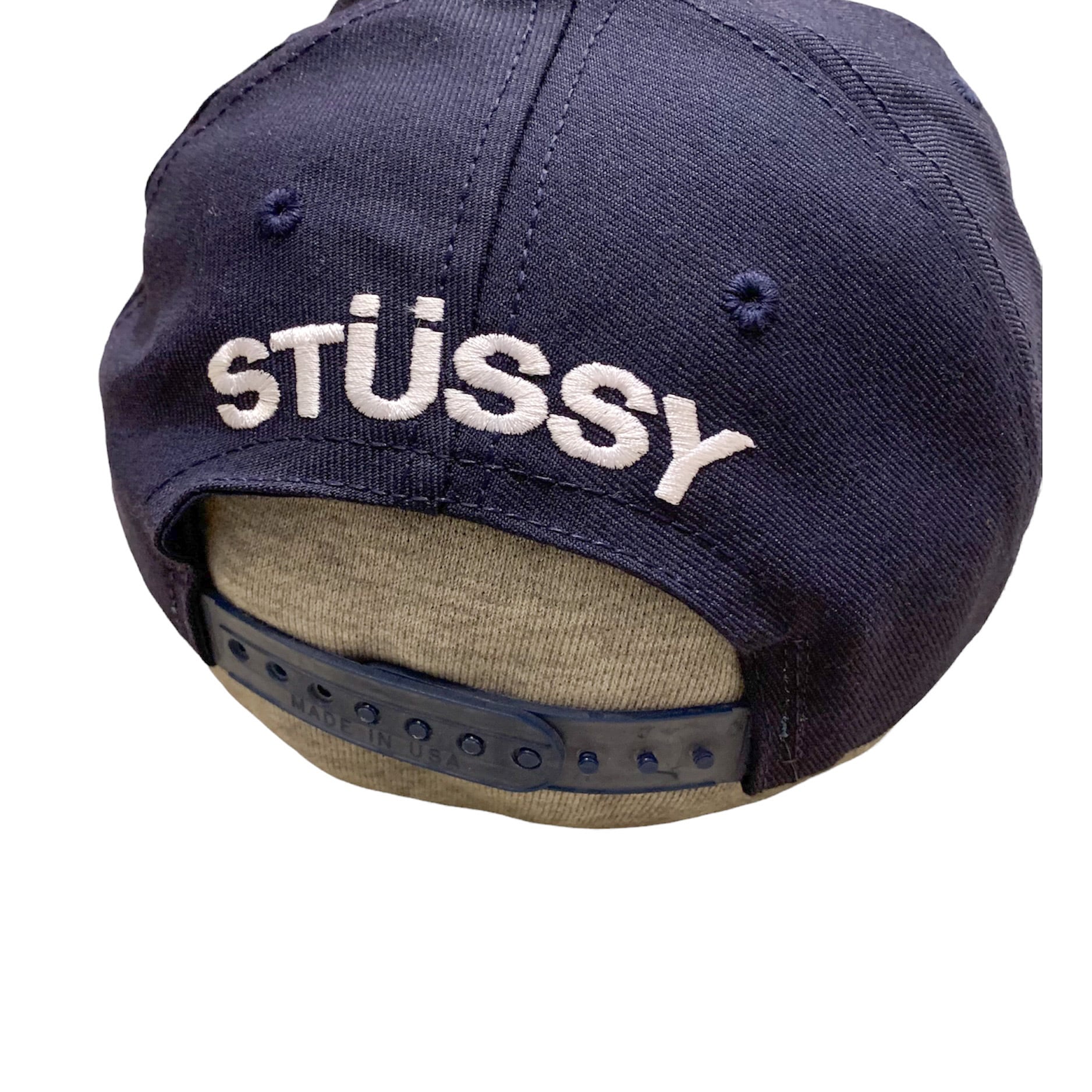 00s 超希少 stussy Sロゴ ノースカロライナ 6パネル キャップ