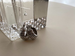 〈vintage silver925〉mini line hoop pierce