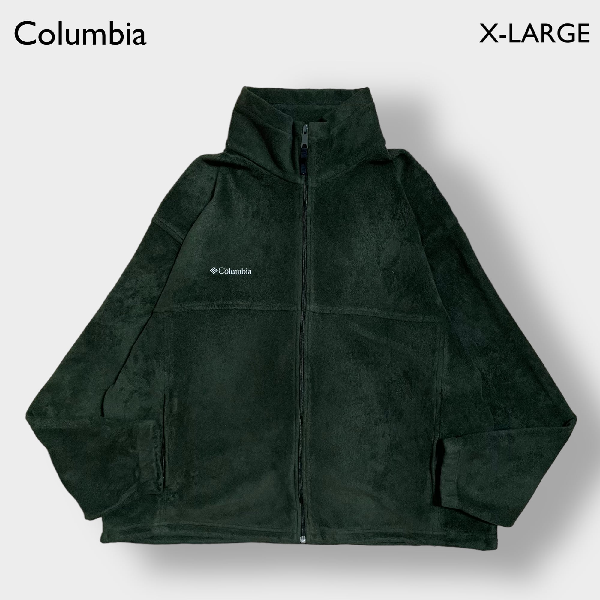 Columbia フリースジャケット ジップアップ フルジップ アウター XL